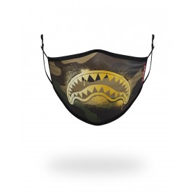 HOT SALE ☆☆☆ ADULT CAMO GOLD SHARK FORM FITTING FACE MASK