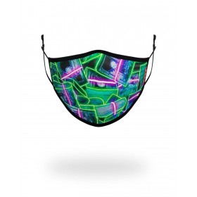 HOT SALE ☆☆☆ ADULT NEON MONEY FORM FITTING FACE MASK