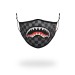 HOT SALE ☆☆☆ ADULT SHARKS IN PARIS (GREY) FORM FITTING FACE MASK
