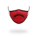 HOT SALE ☆☆☆ ADULT REVERSE SHARKS IN PARIS (RED) FORM FITTING FACE MASK